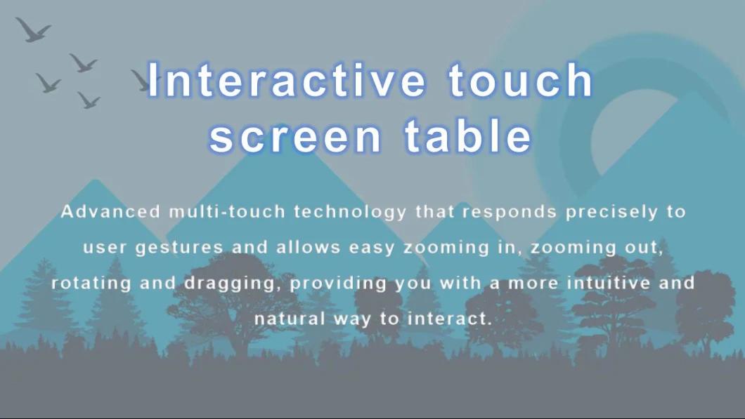 43/55inch Coffee Conference Game Advertising Display Interactive Touch Monitor Screen Table