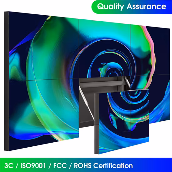 55-Zoll-4K-nahtloser Wandbildschirm mit LCD-Videowand